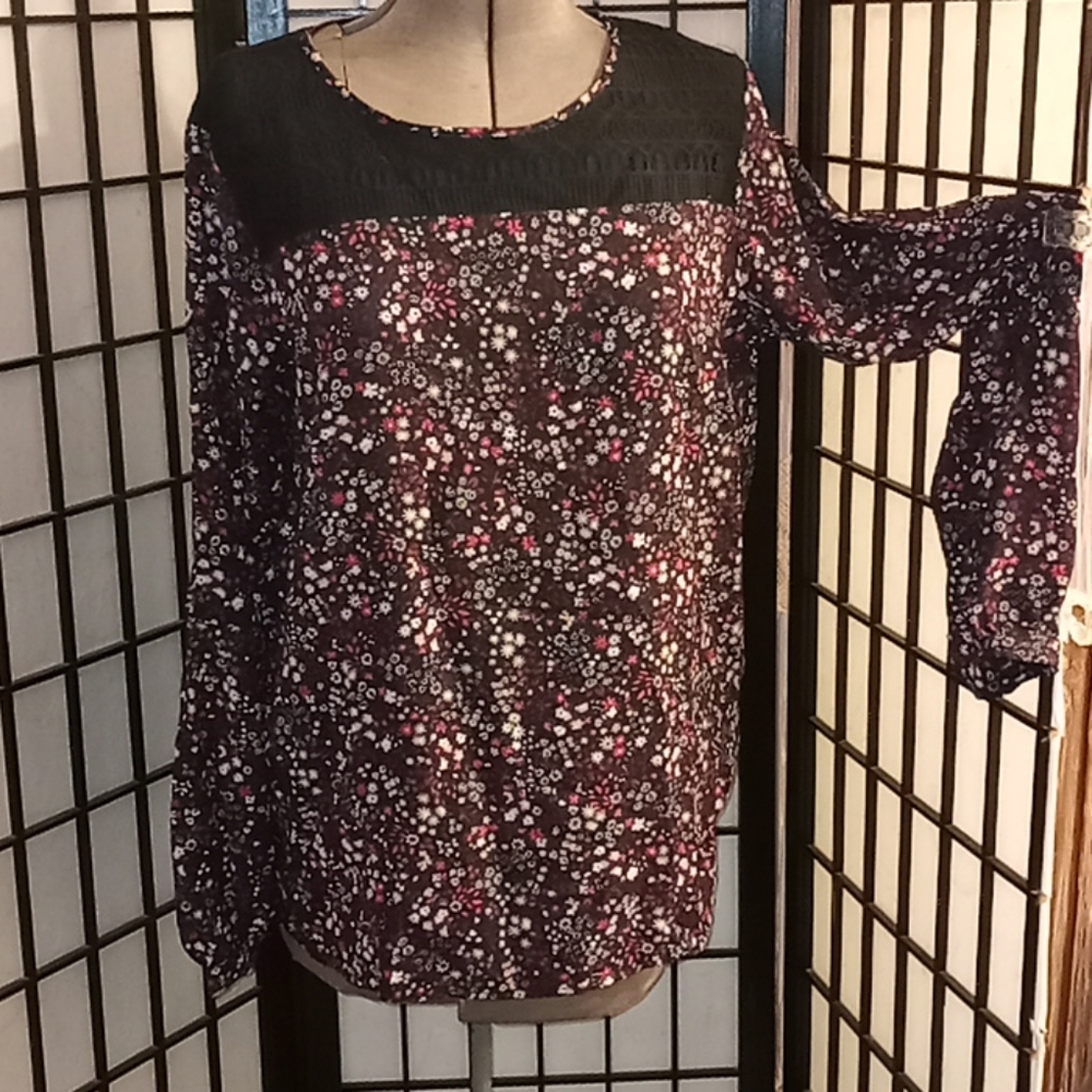 New navy floral multi tol
